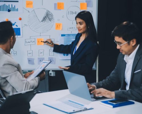 group-confident-business-people-point-graphs-charts-analyze-market-data-balance-sheet-account-net-profit-plan-new-sales-strategies-increase-production-capacity_265022-99406